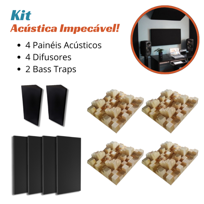 Melhor Kit Acústico Impecável | Melhor Kit Acústico Impecável